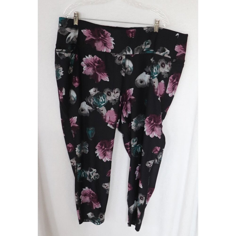 Livi floral print leggings, plus size 26/28